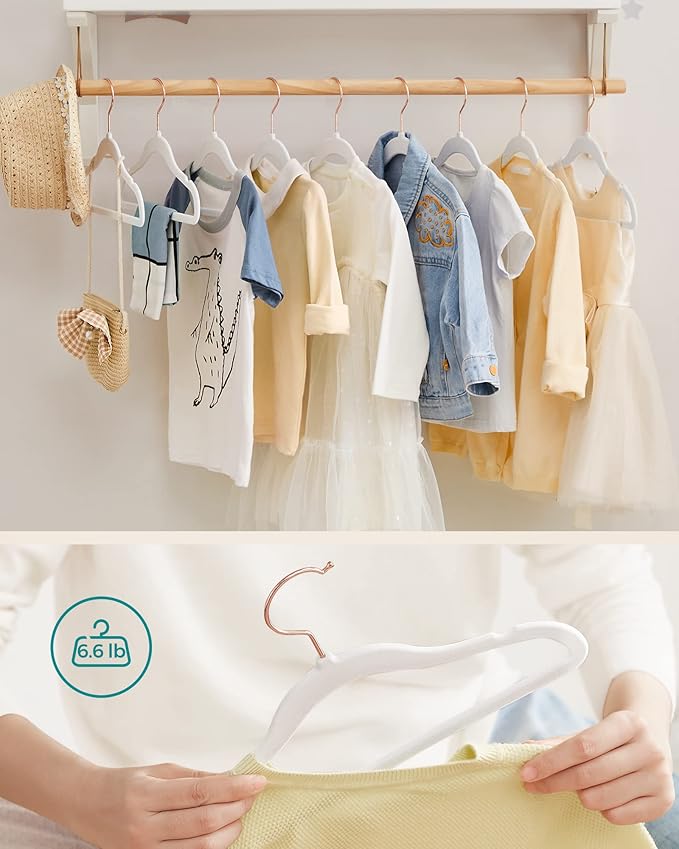 SONGMICS Baby Kids Hangers 50 Pack - Image 5
