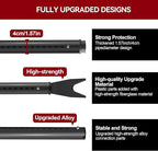 AceMining Upgraded Door Security Bar & Sliding Patio Bar, Heavy Duty Stoppers - Image 4
