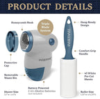 Farberware Fabric Shaver & Lint Remover Set–Battery Operated Sweater Shaver - Image 6