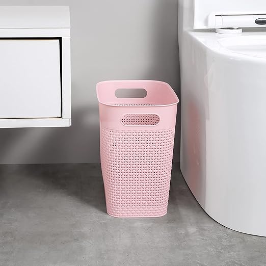 UUJOLY Plastic Trash Can Wastebasket, Garbage Container Basket - Image 4
