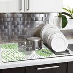 Findosom 2PCS 17" x 32" Dish Drying Mat & 24" x 5.5" Sink Splash Guard - Image 7