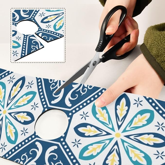 Kitchen Sink Splash Guard 1 PC 14.7 Inch Sink Faucet Mat Splash Guard - Image 5