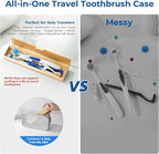 Wider Aluminum Toothbrush Travel Case, Portable Travel Toothbrush Holder - Image 6