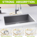 Kitchen Sink Splash Guard Faucet Mat Super Absorbent Fast Drying Mat Guard - Image 3