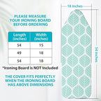 Seiritex Extra Wide Ironing Board Cover - Image 6