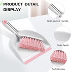 NACENA Mini Broom and Dustpan Set, Small Dust Pan and Brush Set - Image 5