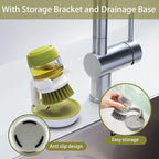 Soap Dispenser with Dish Brush and Storage Bracket - Image 5