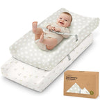 2-Pack Baby Changing Pad Cover for Girl, Boy by KeaBabies