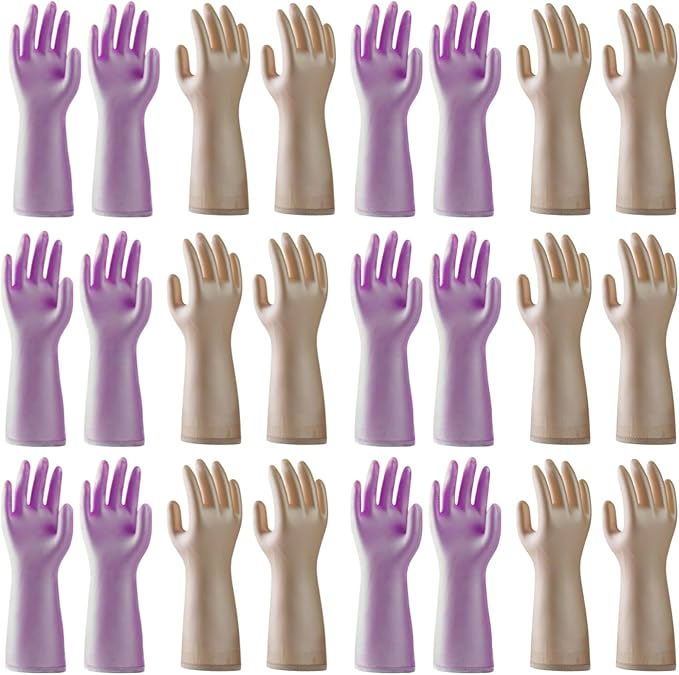 LIICHAAO 2-12 Pairs Gloves for cleaning bathroom, NO ODOR, Stay On Comfort Fit by Unknown