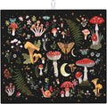 Mushroom Dish Drying Mat for Kitchen Counter Moth Gothic Witchy Dish Drainer by Unknown