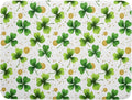 Green Shamrock St. Patrick's Day Dish Drying Mat 18 x 24 Inch by APORTT