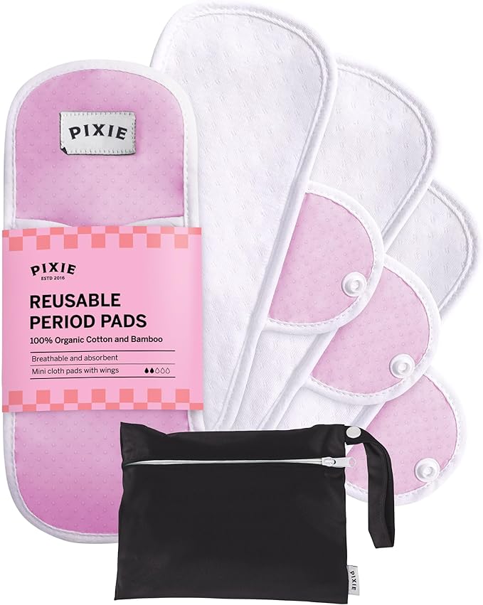 Pixie Organic Cotton Cloth Menstrual Pads by PixieDot