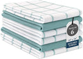 LANE LINEN Cotton Kitchen Towels and Dish Cloths Set, Quick-Drying Dish Towel by LaneLinen