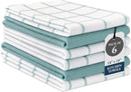 LANE LINEN Cotton Kitchen Towels and Dish Cloths Set, Quick-Drying Dish Towel by LaneLinen
