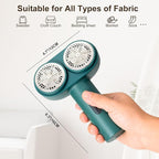 Fabric Shaver, Handzee Electric Lint Shaver, Dual Motor Sweater Shaver - Image 5