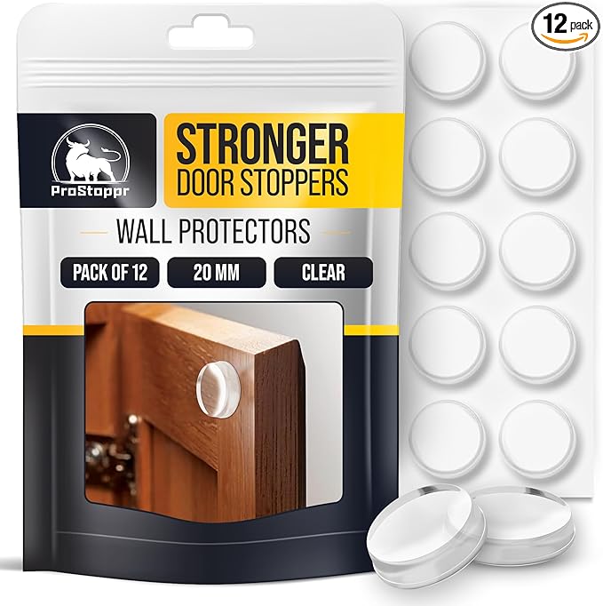 Strongest Door Stoppers for Wall 0.8" by ProStoppr