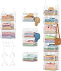 7 Tier Hanging Closet Organizer and Storage, Foldable Wire Closet Shelving by X-cosrack