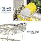 Dish Drying Rack 2-Tier Dish Racks - Image 4