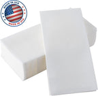 1000-Pack BloominGoods Disposable Bathroom Napkins | Linen-Feel Guest Towels - Image 3