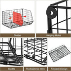 6 Tier Extra Large Hanging Storage Organizer, Hanging Closet Shelves - Image 4