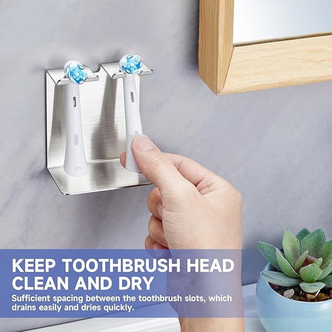 Electric Toothbrush Head Holder, Oukimly Toothbrush Holder Wall Mounted or - Image 8