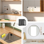 Adhesive Sponge Holder for Kitchen Sink, SUS304 Stainless Steel Scrubber Hanger - Image 8