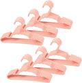 60 pcs Pink Baby Nursery Closet Hangers, Non-Slip Laundry Infant Pant Hanger by VIIBASE