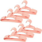 60 pcs Pink Baby Nursery Closet Hangers, Non-Slip Laundry Infant Pant Hanger by VIIBASE