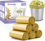 3 Gallon 180pcs Small Gold Trash Bags Plastic Strong Gold Garbage Bags by HOMMALY