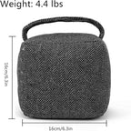 4.4 Lbs Decorative Door Stopper 2 Set, Heavy Duty Door Stopper - Image 2