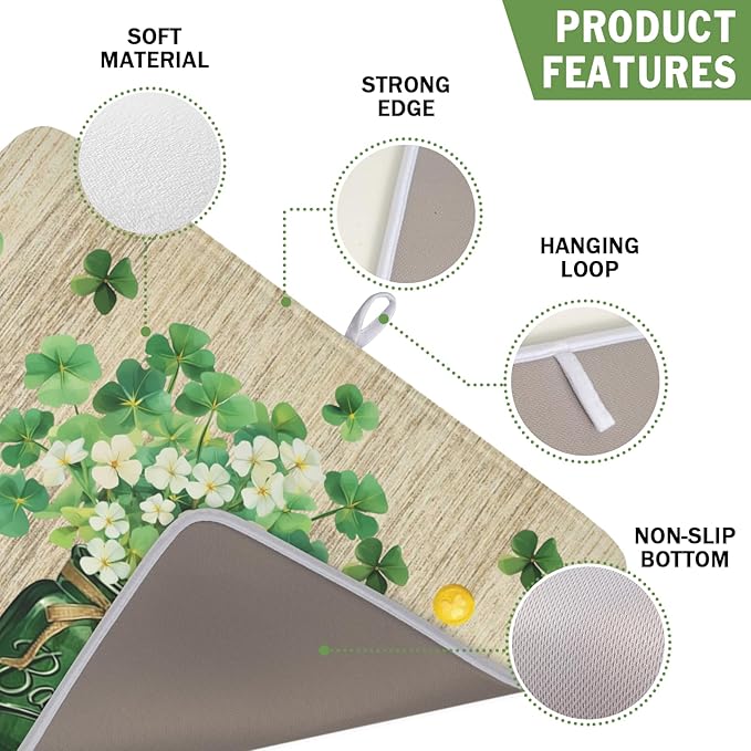 St Patricks Day Dish Drying Mat - Image 3