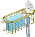 Yazoni 2-in-1 Sponge Holder for Kitchen Sink, Sink Caddy Kitchen Sink Organizer by Yazoni