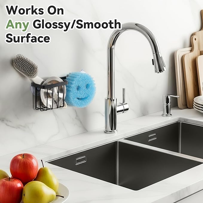 Sponge Holder for Kitchen Sink, Sponge Caddy for Scrub Daddy / Scrub Mommy - Image 5