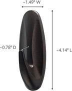 Command Outdoor Large Hooks, Holds up to 5 lbs, Damage Free Hanging Wall Hooks - Image 3