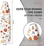 Extra Thick Ironing Board Cover and Pad, 15x54 Ironing Board Cover, Resist - Image 2