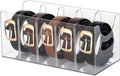 Belt Organizer - Clear Stackable Belt holder by Rusnugic