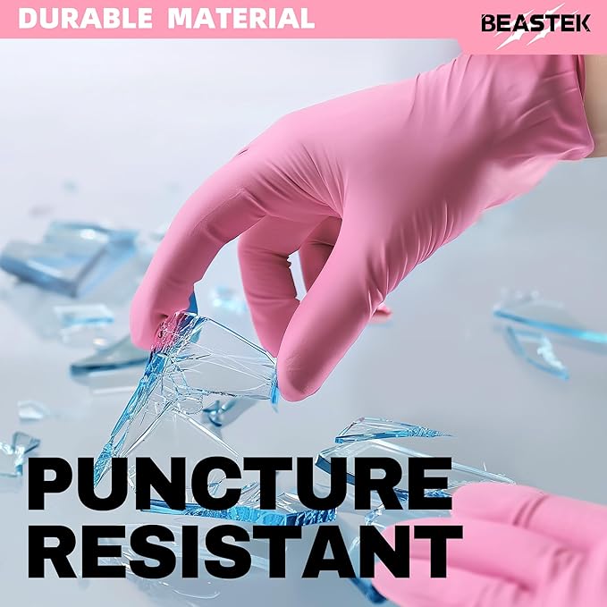 Beastek Nitrile Disposable Exam Gloves, 4Mil 100Ct Powder-Free Latex-Free - Image 4