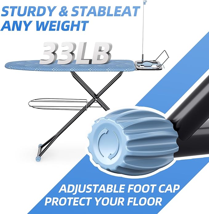 KINGBOARD Ironing Board, Compact Iron Board Full Size - Image 3