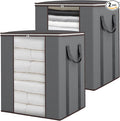 Fixwal Extra Large Blanket Storage Bags 120L 2 Pack Comforter Storage Bags by Fixwal