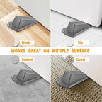 Crosize 5 Pack Door Stoppers for Bottom of Door, Premium Rubber Gate Door Stops - Image 5