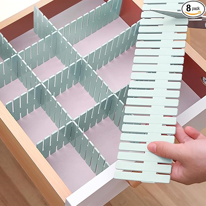 JEPELUS 8PCS Drawer Divider by JEPELUS