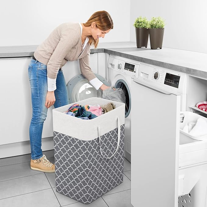 StorageRight Laundry Basket Hamper Large Collapsible Laundry Hamper - Image 6