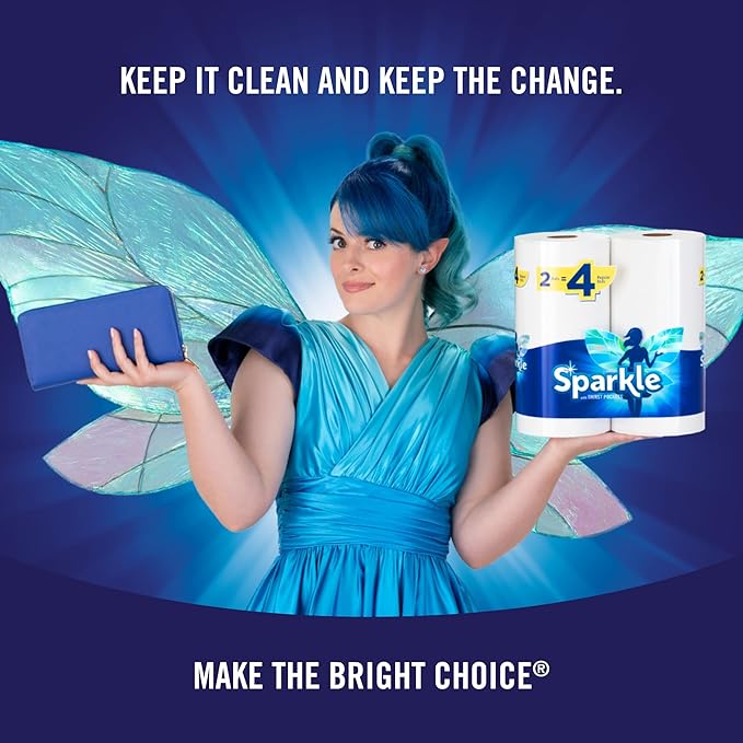 Sparkle Pick-A-Size Paper Towels, 3 Triple Rolls = 9 Regular Rolls, Everyday - Image 2