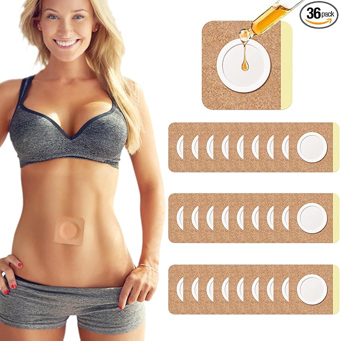 36Pcs Castor Oil Pack Wrap, Organic Cotton Castor Oil Patches by YHOVID