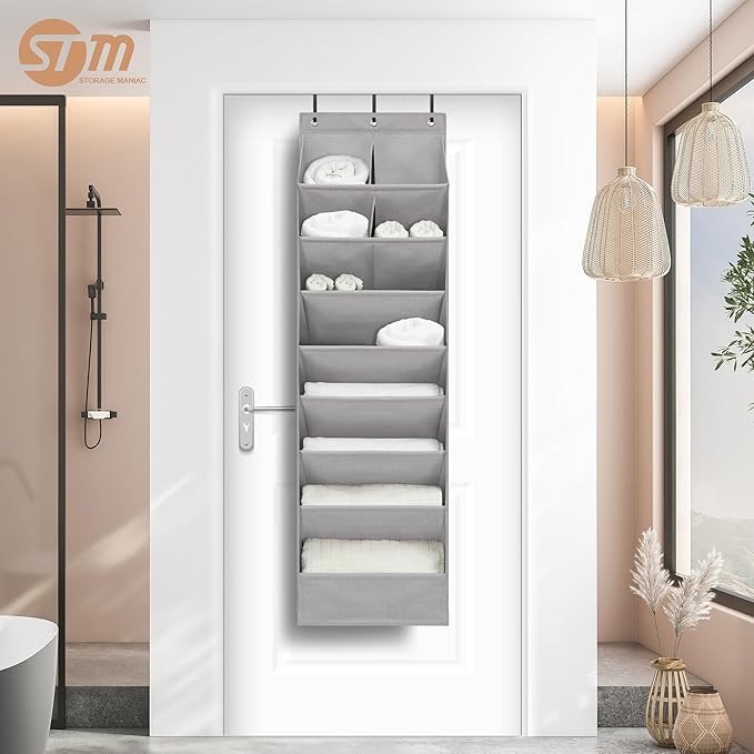 STORAGE MANIAC Over the Door Shoe Organizer Heavy-Duty Large Deep Pocket - Image 2