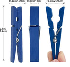 KINGLAKE Blue Clothes Pins Wooden - Image 2