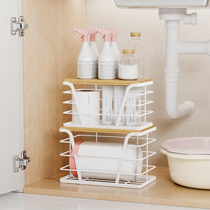 2 Pack Stackable Laundry Room Organization and Storage, Laundry Room Decor and - Image 5