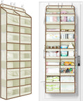 Yecaye 5-Tier Over The Door Organizer Dual-Column, 80lbs Load Over The Door by Yecaye