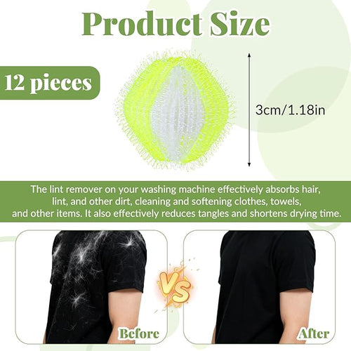 12Pcs Laundry Pet Hair Catcher, Pet Hair Remover - Image 2