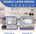 Travel Electronic Organizer Pouch Bag, Waterproof Portable Electronic - Image 3